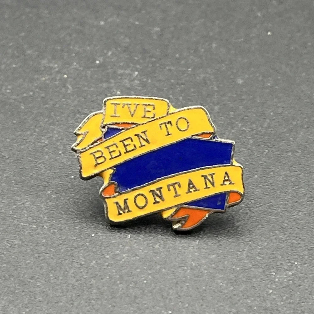 I've Been To Montana United‎ States Of America Lapel Hat Pin